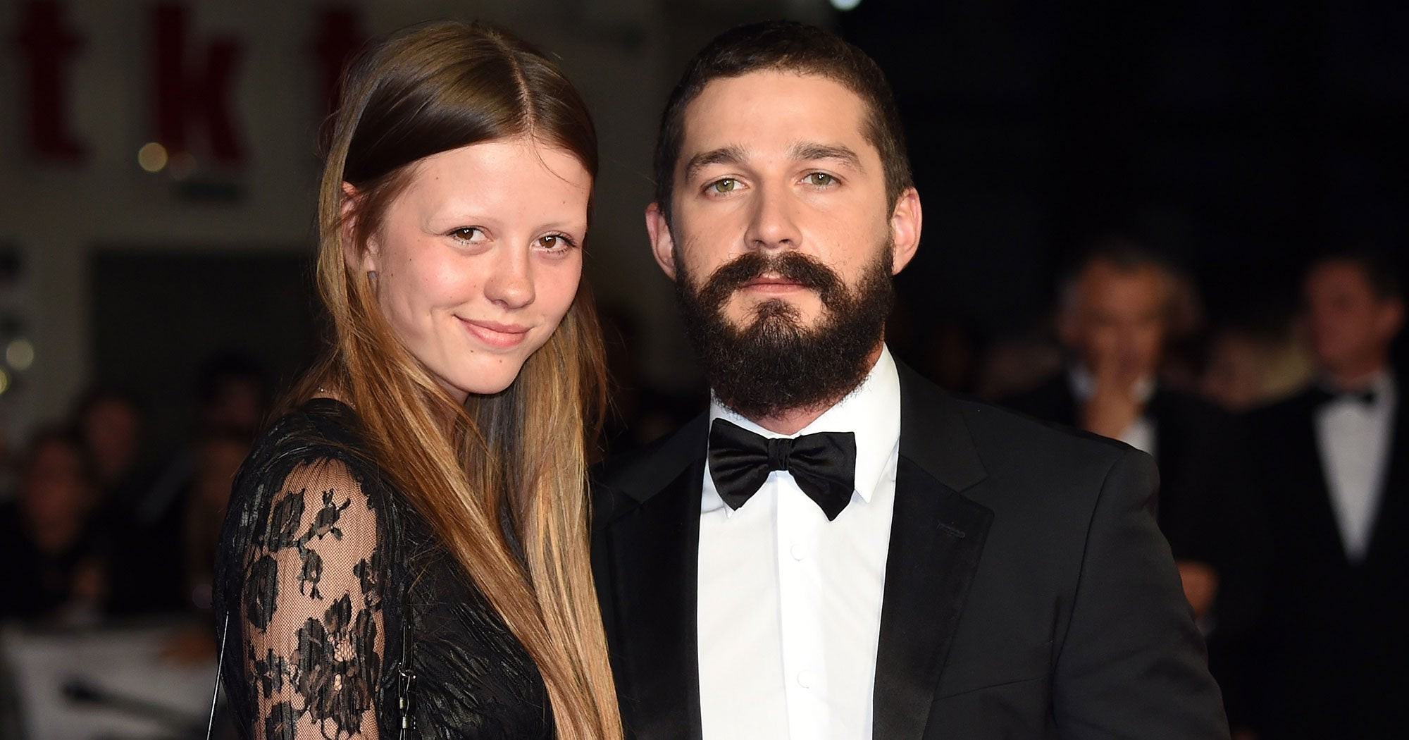 Shia LaBeouf and Mia Goth