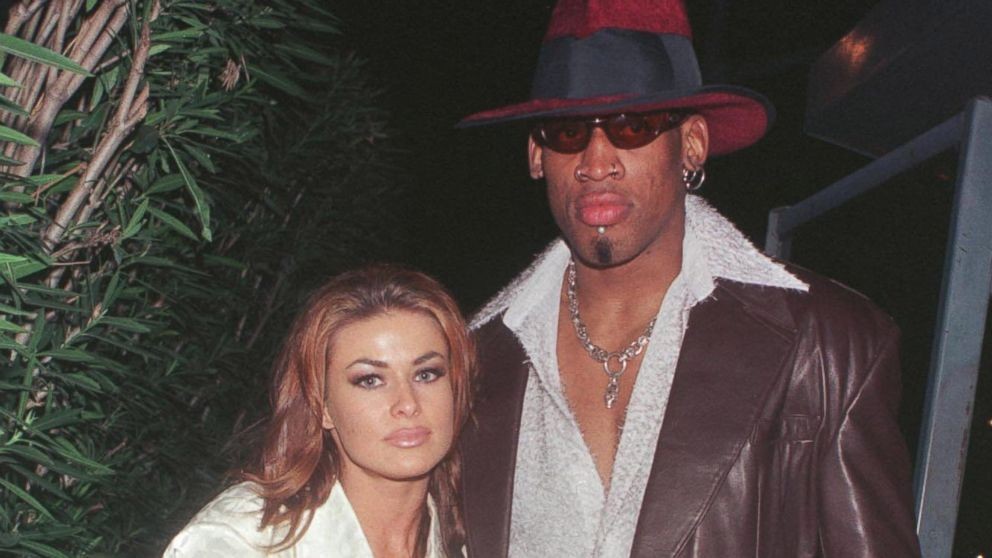 Carmen Electra and Dennis Rodman
