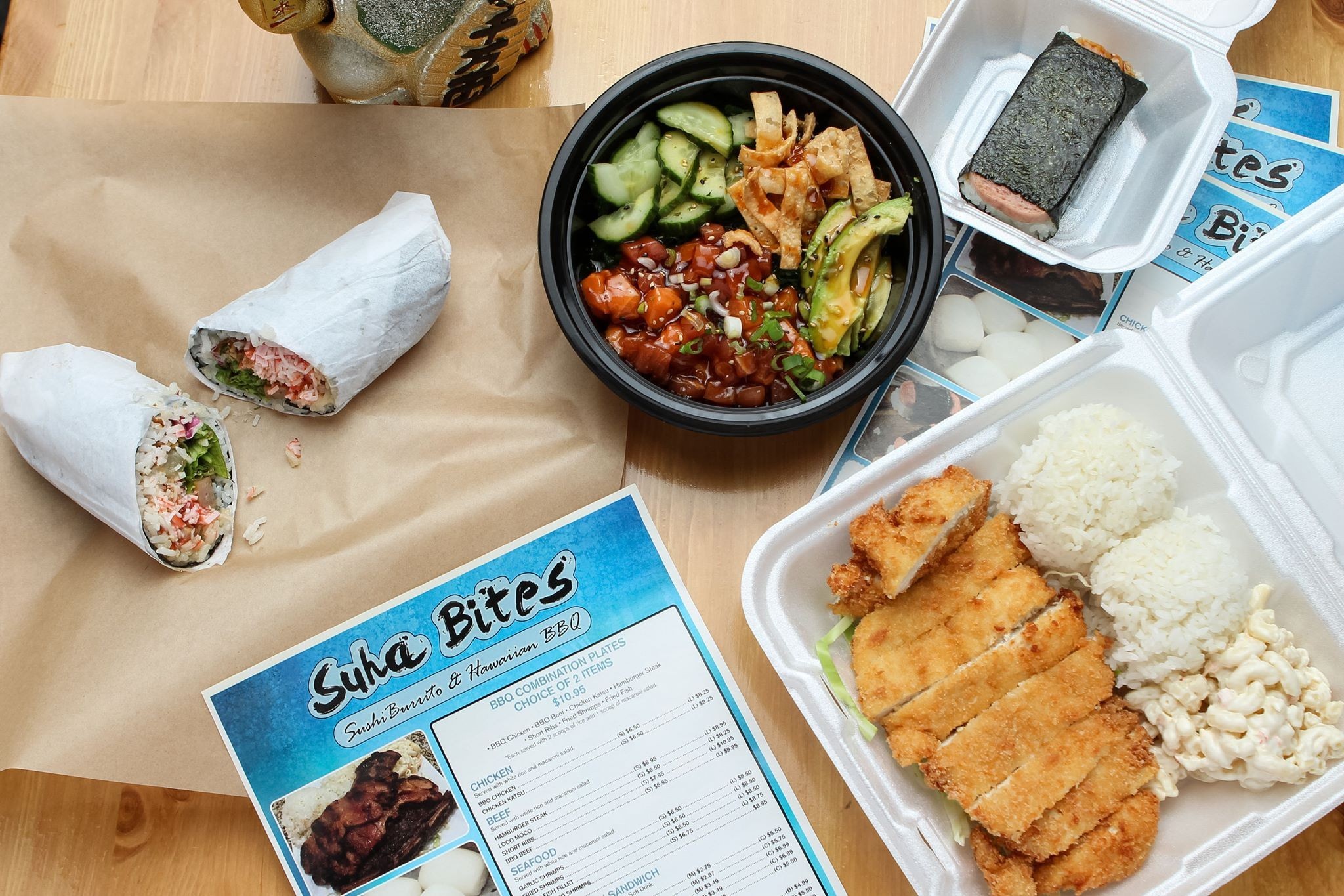 Suha Bites Sushi Burrito & Hawaiian BBQ