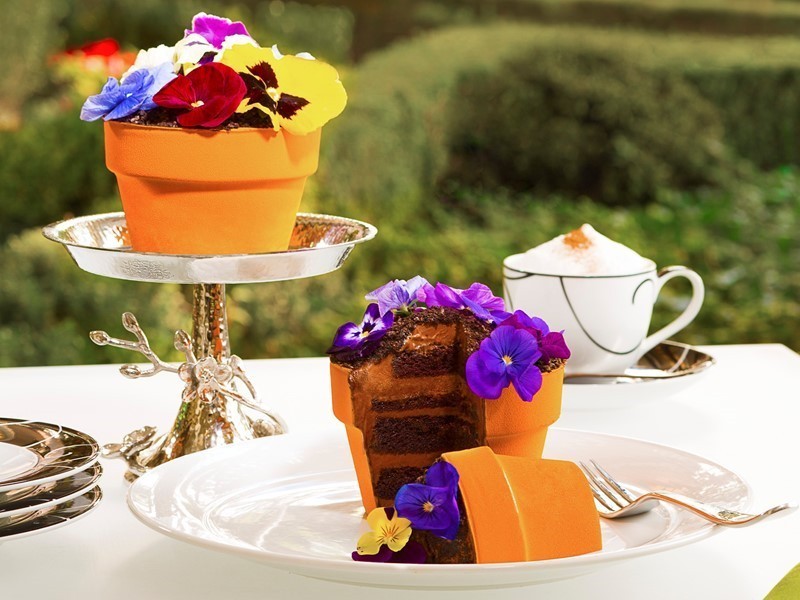 Fleur cake at Jardin
