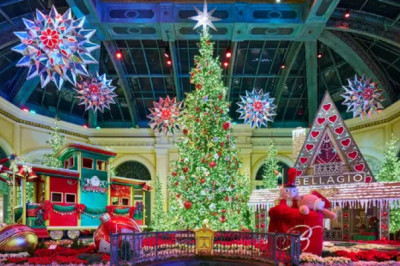 Bellagio’s Holiday Conservatory Unveils “All Aboard for Holiday Bells and Whistles” for 2025