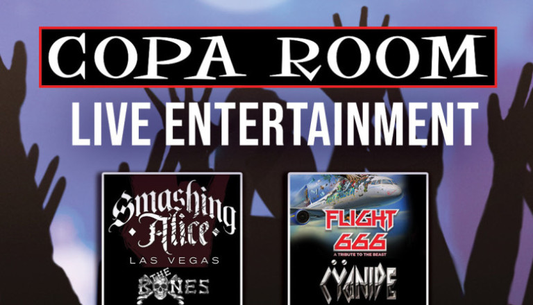 Copa Room at Tuscany Casino Rocks February with Farewell Shows